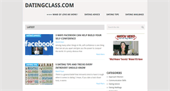 Desktop Screenshot of datingclass.com